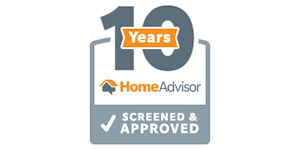 10 Years Screened & Approved on HomeAdvisor